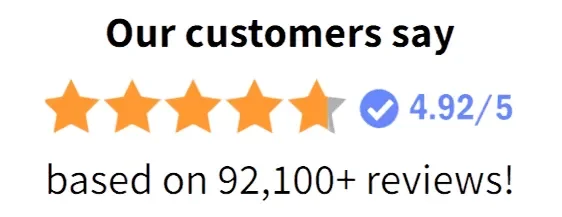 MemoryOn rated 4.9 out of 5 by customers